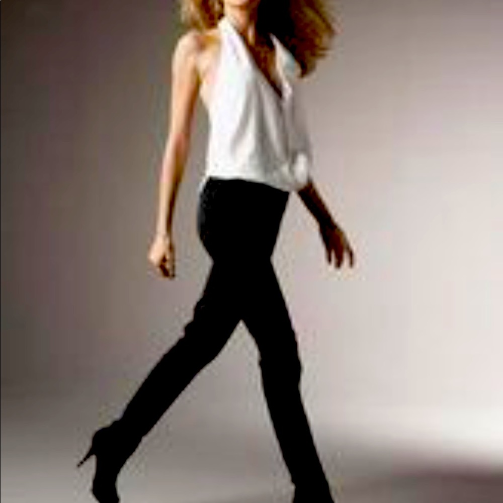 BLACK HALO Jump suit size 4. Like new. Silk top, skinny bottoms.